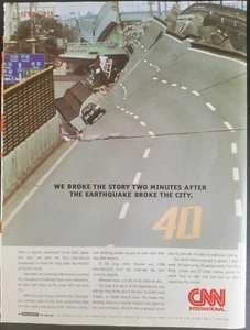CNN International print ad cut from a 1995 Magazine - Picture 1 of 1