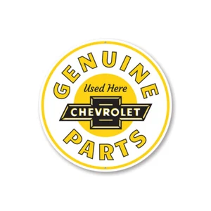 Chevy Genuine Parts Car Sign, Chevy Sign, Novelty Car Sign, Garage Aluminum Sign - Picture 1 of 4