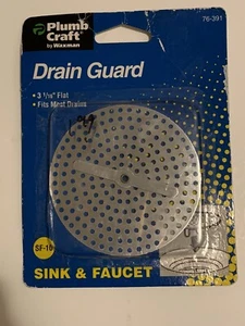 Plumb Craft Waxman Drain Guard,No 76391 Plumb Craft Waxman SF-10 3 1/16” Flat - Picture 1 of 3
