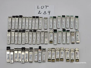UNTESTED Job Lot of various Optical Transceivers Finisar Avago ... - Picture 1 of 3