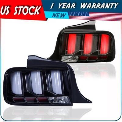 Luces traseras LED para Ford Mustang 2005-2009 lámpara de freno trasera tubo LED blanco Foto 1 de 4