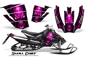 KIT DE GRÁFICOS ARCTIC CAT SNOPRO RACE 500 600 MOTO DE NIEVE CREATORX JEFE DE CALAVERA P - Imagen 1 de 1
