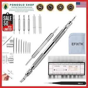 Kit de eliminación de correa de reloj Essential 80 en 1 con puntas adicionales y pinzas de precisión - Imagen 1 de 10