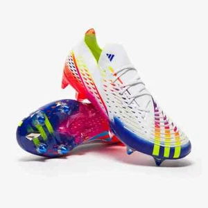 Adidas Predator Edge.1 Low SG - Weiß/Solargelb Fußballschuhe (GW1014) - Bild 1 von 6