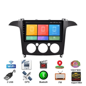 9'' Android 10.0 Car Radio Stereo GPS Wifi FM For Ford S Max S-MAX 2007-2015 - Picture 1 of 16