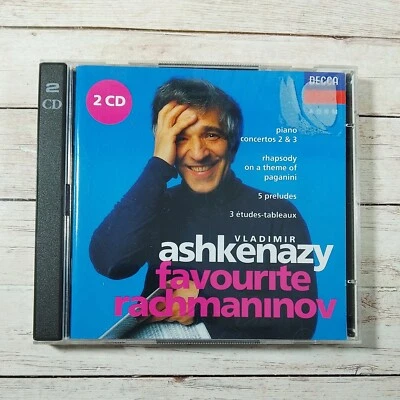 Favourite Rachmaninov CD - Vladimir Ashkenazy - Decca 2x CD - Foto 1 de 4