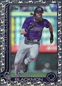 2025 Topps Fanatics Foil Logo Parallel #311 Charlie Blackmon Colorado Rockies - Bild 1 von 2