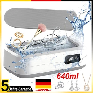 Ultraschall Reinigungsgerät 640ml Reiniger Bad Brillenreiniger Schmuckreiniger - Bild 1 von 13