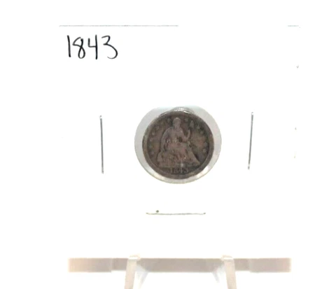 1843 Liberty Seated Half Dime Coin [073WEJ] Cover