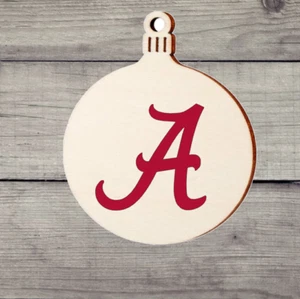 Alabama "A" Ornament Rohholz - Roll Tide - University of Alabama - Bild 1 von 10