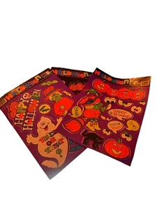 Juego de 3 decoraciones adhesivas clásicas de Halloween vintage de los años 90 HECHAS EN EE. UU. Fantasmas - Imagen 1 de 4
