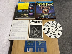 Amiga The Fools Errand Vintage 1990 Game - Boxed & Working -👾Retro Gift Idea👾 - Photo 1/24