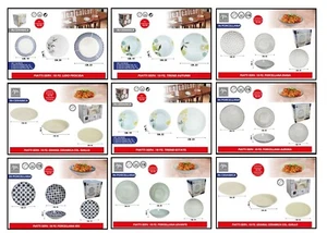 Servizio completo da tavola Piatti 18 PEZZI porcellana decoro a scelta - Imagen 1 de 1