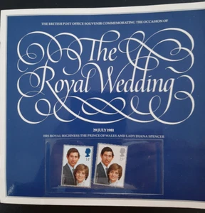 (GB-4004) Folleto de recuerdo de boda real de Gran Bretaña 1981 en perfecto estado - Imagen 1 de 14