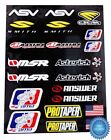 4MX Sticker Decal Sheet Pro Taper CYCRA Maxima AMA Asterisk fits Motorcycle
