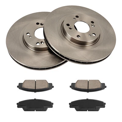 Rotores de freno de disco delanteros pastillas de freno para Honda Civic 2002-2006 Acura RSX 2006-2011 Foto 1 de 4