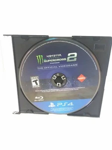 SOLO DISCO Monster Energy Supercross 2 (Playstation 4/PS4) Probado Envío Rápido - Imagen 1 de 3