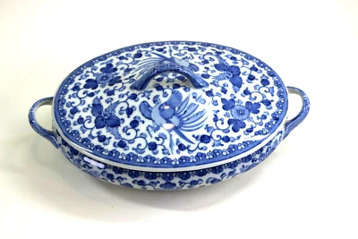 Cuenco cubierto de porcelana White Cloud Hall japonés Seto Kato Shubei II (1848-1903) Foto 1 de 4