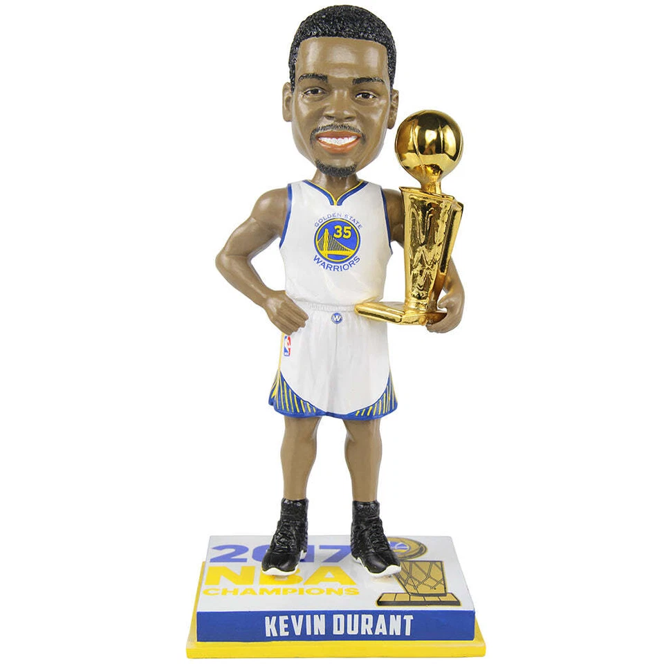Kevin Durant Golden State Warriors 2017 Campeones de la NBA Bobblehead NBA Foto 1 de 1