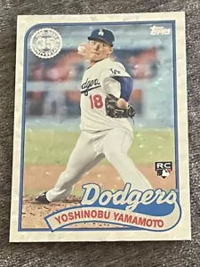 2024 Topps Series 2 89 Foilboard Yoshinobu Yamamoto Rookie, Fresh, Mint - Picture 1 of 8