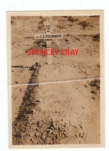 Original Photo 2/48th Battalion Australian War Grave El Alamein Plummer SX7375 - Picture 1 of 3
