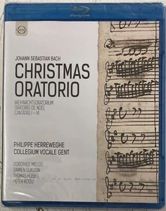 Philippe Herreweghe/Collegium Vocale Gent: Bach - Christmas Oratorio(BluRay) New - Picture 1 of 2