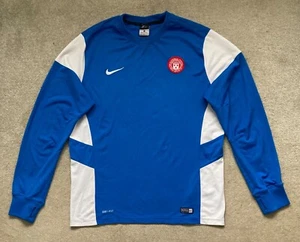 Retro Hamilton Academical Football Nike Long Sleeve Training Shirt Large Jumper - Picture 1 of 5