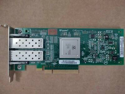 Dell RW9KF QLogic QLE2562L-DEL 8Gb Dual Port Fiber Channel HBA PCIe Card LP - Image 1 of 3