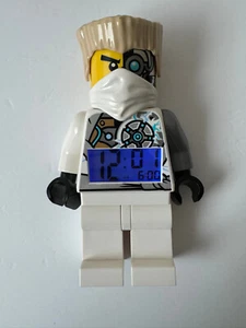 LEGO Ninjago Zane Light Alarm Clock 2014 RARE tested/works - Picture 1 of 9