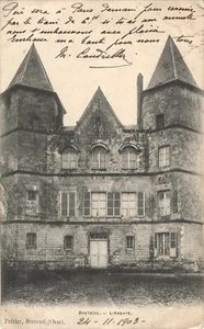 BRETEUIL 60 L'Abbaye Postkarte geschrieben an Max Coudrillier 4 rue Affre Paris 24 Nov. 1903 - Bild 1 von 2