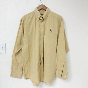Mens BARBOUR Classic Creek Graph Check Embroidered Button Down Dress Shirt L - Picture 1 of 10
