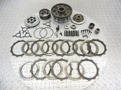 2007 07-08 Kawasaki ZX6R Ninja ZX6 ZX600P cesta de embreagem placas externas internas - Imagem 1 de 4