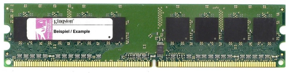 1GB Kingston DDR2 Desktop RAM PC2-5300U 667MHz CL5 Dimm KPN424-ELJ 240pin Memory - Image 1 of 1