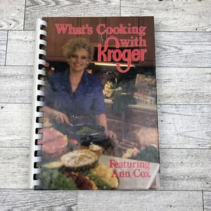 What's Cooking With Kroger Cookbook Paperback Book Featuring Ann Cox 1987 - Picture 1 of 4