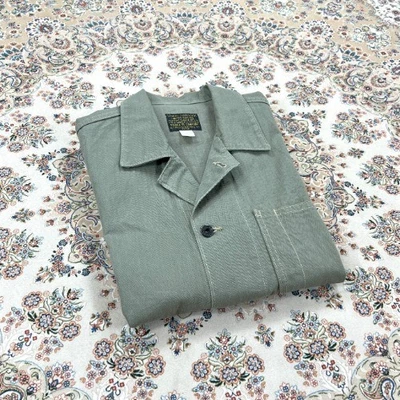 RRL Limited Edition USA Made Olive HBT Work Jacket - Image 1 of 4