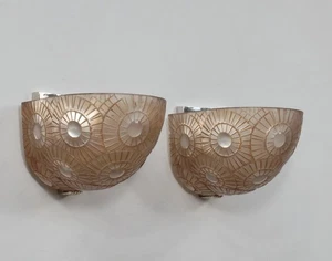 SIMONET FRERES : a pair exceptional French 1930 art deco wall sconces ... France - Picture 1 of 13