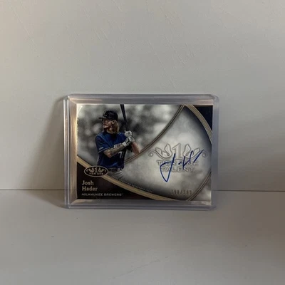 2020 Topps Tier One - Tier One Talent Autographs Josh Hader #T1TA-JH /299 (AU) - Image 1 of 2