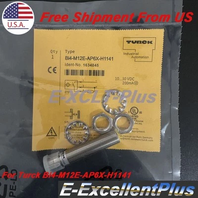 For Turck Bi4-M12E-AP6X-H1141 Proximity Sensor Switch 10-30VDC 4mm PNP US Stock - Image 1 of 4