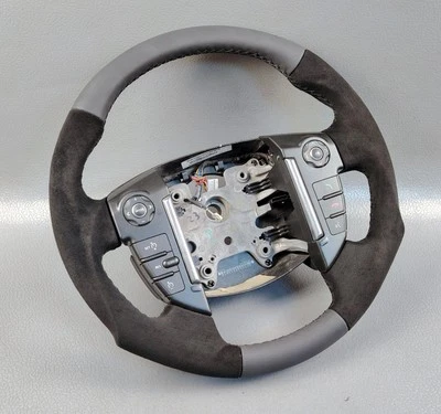 LAND ROVER LR4 5.0 V8 2010 - 2013 定制麂皮绒 MULTIMEDIA STEERING 轮子 — 第 1/4 张图片
