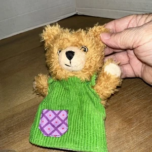 Plüsch Cord Bär Handpuppe Buch Begleiter Yottoy 2011 6 Zoll - Bild 1 von 5