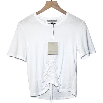 AllSaints Women’s Gia Tee in White Size US 0 - Image 1 of 4