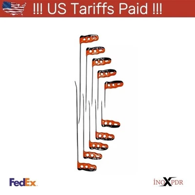 PDR Tools – Turnhout Edition | 10-Piece Single-Bend Round Paintless Dent Repair - Image 1 of 4