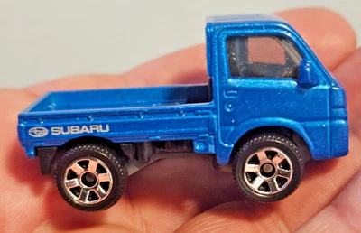 Matchbox 2016 SUBARU Blue Work Truck went where it needed to go - Image 1 of 4