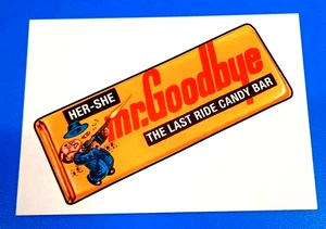 2018 Garbage Pail Kids The HORROR-IBLE "MR.GOODBYE" Trick Or Treat #2 Sticker - Picture 1 of 2