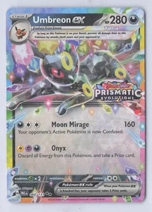 Umbreon ex 60/131 Prismatic Evolutions Stamp Pokemon TCG Stamped Promo - Bild 1 von 2