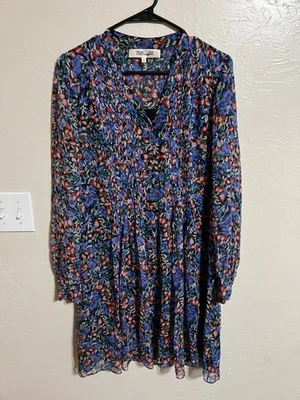 Vestido recto de seda Diane von Furstenberg DVF~Kourtni, talla 6 precio de venta sugerido por el fabricante 468 USD Foto 1 de 4