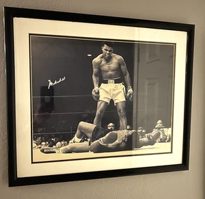 Muhammad Ali Autographed Photo 16x20 "Over Liston" Signed Authentic COA - Picture 1 of 5
