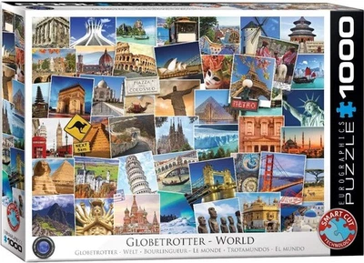 World Globetrotter 1000 Piece Jigsaw Puzzle - Image 1 of 4