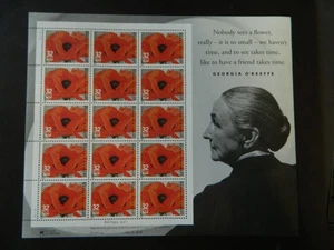 US SC# 3069 GEORGIA O'KEEFFE PANEL DE 20 SELLOS MNH - Imagen 1 de 1