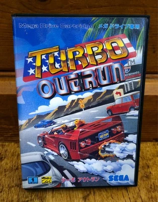 Turbo Outrun - Japanese import - Sega Megadrive - VGC - Mega Drive - retro - Image 1 of 4